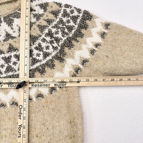 Pilcro Turtleneck Sweater Plus Size 2X Oversized Fair Isle Slouchy Ribbed NEW - Picture 14 of 15